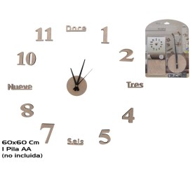 RELOJ PARED PUNTO 60 X 60 EVA