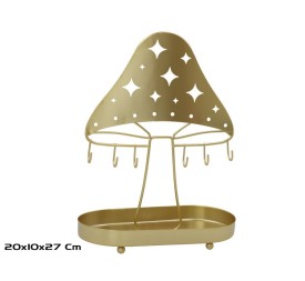 ORGANIZADOR JOYAS SETA 10X20C27CM DORADO