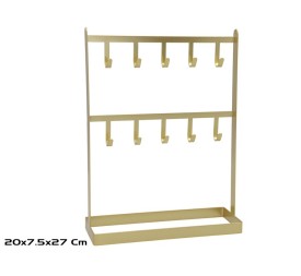 ORGANIZADOR JOYAS JULIE 20X7.5X27CM DORADO