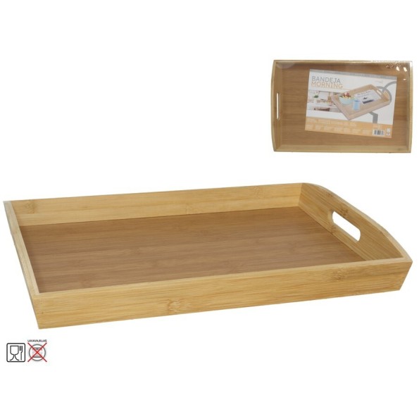 BANDEJA MORNING 43,7X29CM BAMBU