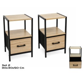 SET 2 CAJONERAS KUBO  1 CAJON 50X30X30 CM