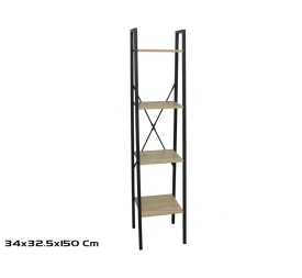 ESTANTERIA ARKA 4 ALTURAS 180X34X32,5 CM