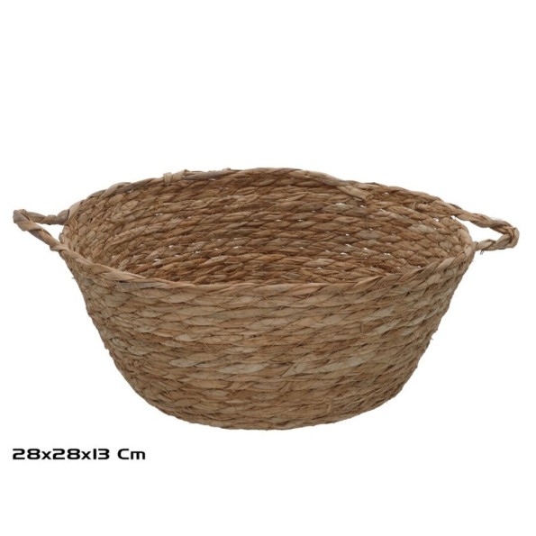 CESTA REDONDA C/ASAS 28X28X12/13CM JULIETA