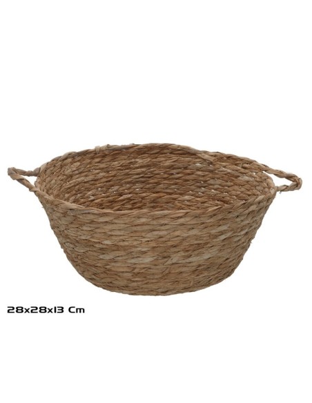 CESTA REDONDA C/ASAS 28X28X12/13CM JULIETA