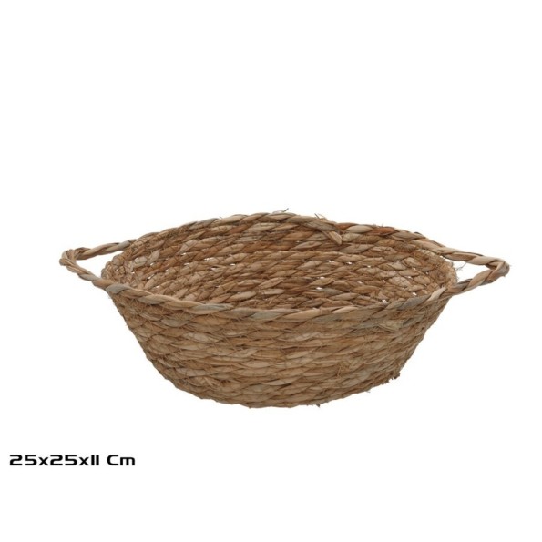 CESTA REDONDA C/ASAS 25X25X10/11CM JULIETA