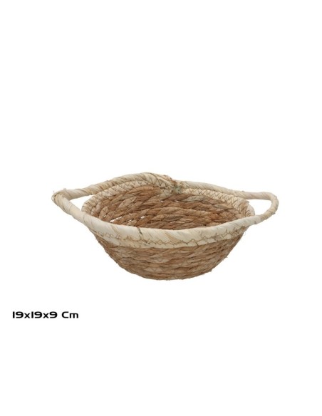 CESTA REDONDA C/ASAS 19X19X8/9CM VERONICA