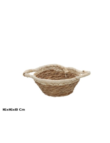 CESTA REDONDA C/ASAS 16X16X7/8CM VERONICA