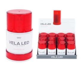 VELON LED ROJO 6.5X10.8 CM (NO INCLUYE PILAS)