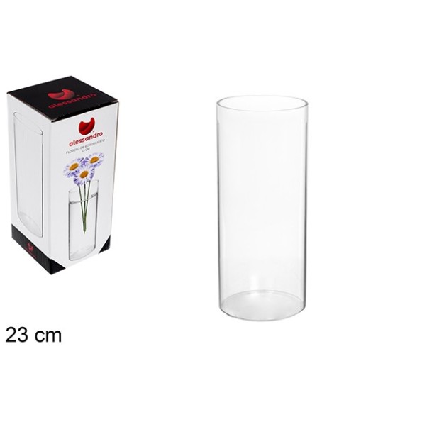 FLORERO BOROSILICATO 23CM