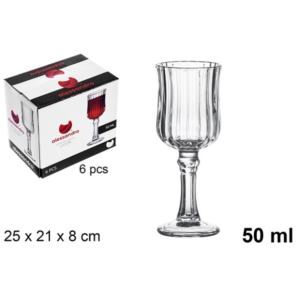COPA CRISTAL LICOR 50ML (122520) REF4994
