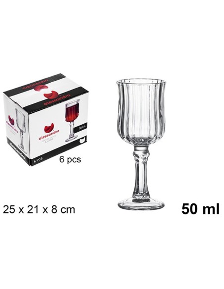 COPA CRISTAL LICOR 50ML (122520) REF4994