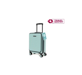 MALETA TROLLEY POCKET ABS 20'' TURQUESA PASTEL