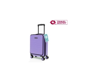 MALETA TROLLEY POCKET ABS 20'' LILA PASTEL