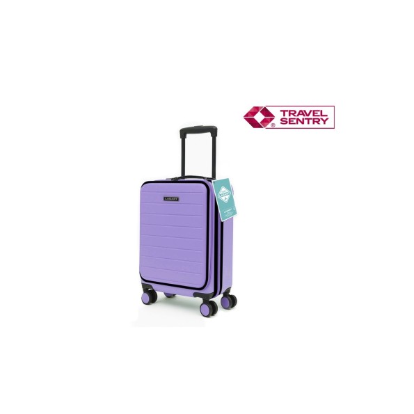 MALETA TROLLEY POCKET ABS 20'' LILA PASTEL