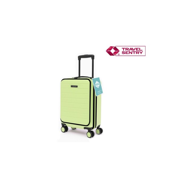 MALETA TROLLEY POCKET ABS 20'' VERDE PASTEL