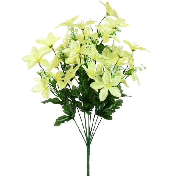 RAMO RELLENO LILIES X 9-54 CM (AMARILLO)