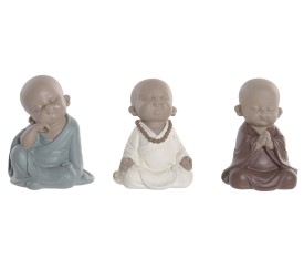 FIGURA RESINA 10,5X9X13,5 MONJE 3 SURT. (3273)