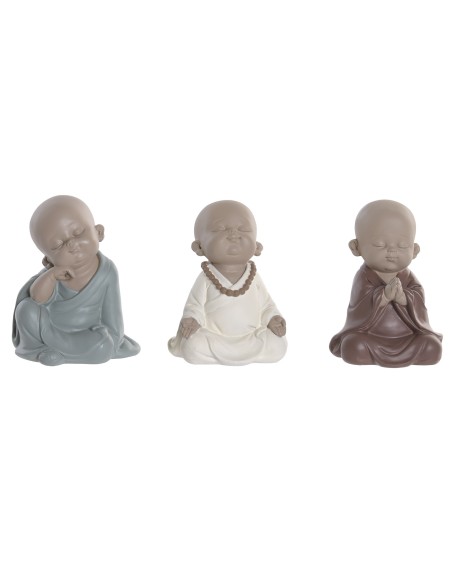 FIGURA RESINA 10,5X9X13,5 MONJE 3 SURT. (3273)