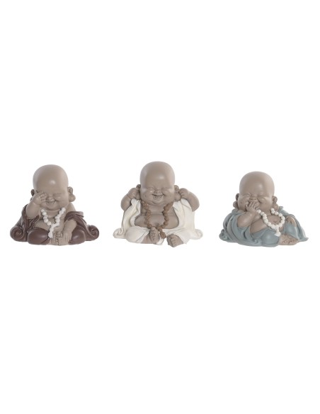 FIGURA RESINA 10X7,5X8,5 MONJE 3 SURT.