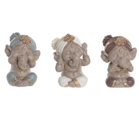FIGURA RESINA 7,5X6,5X9 GANESHA 3 SURT.