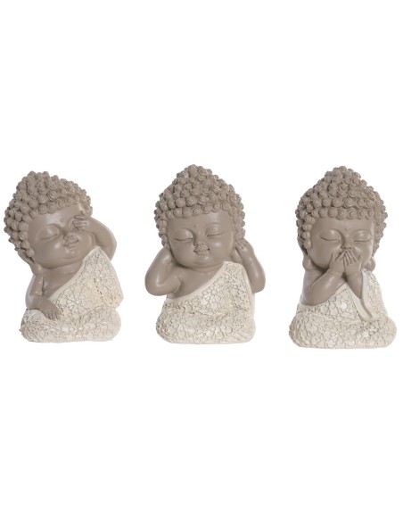 FIGURA RESINA 8X7X9 BUDA 3 SURT.