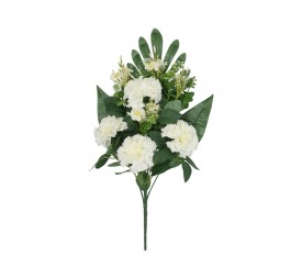 CONJUNTO CLAVELES MIX X 8-51 CM (BLANCO)