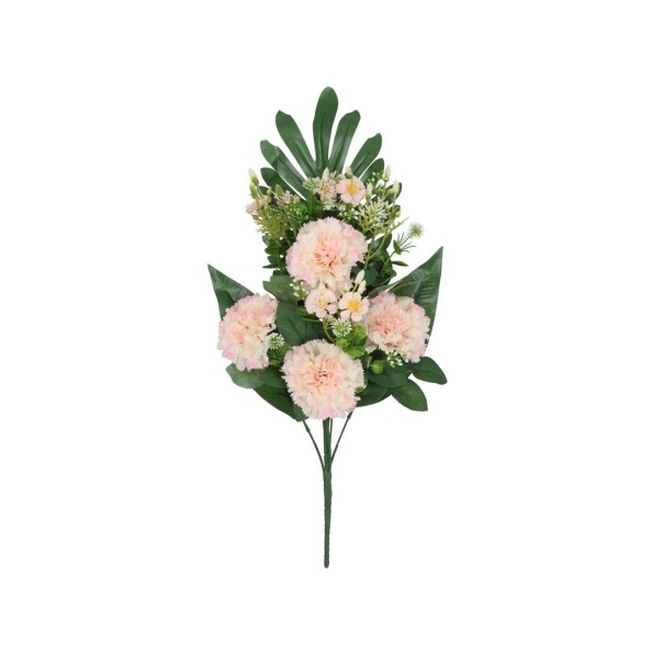 CONJUNTO CLAVELES MIX X 8-51 CM (ROSA)