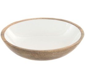 BOL MANGO 30X30X7 LACADO BLANCO