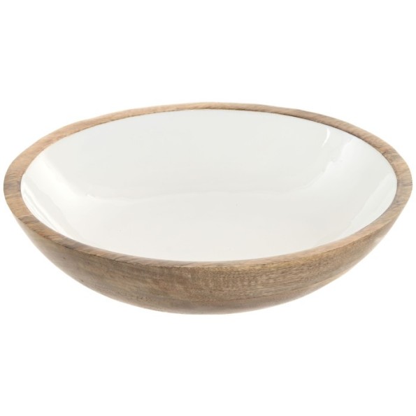 BOL MANGO 30X30X7 LACADO BLANCO