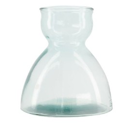 JARRON VIDRIO RECICLADO  Ø21.5X23CM