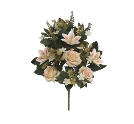 CONJUNTO ROSAS MIX (A) X 12 58CM (ROSA)
