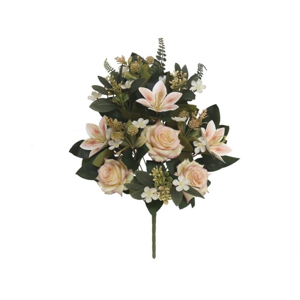 CONJUNTO ROSAS MIX (A) X 12 58CM (ROSA)