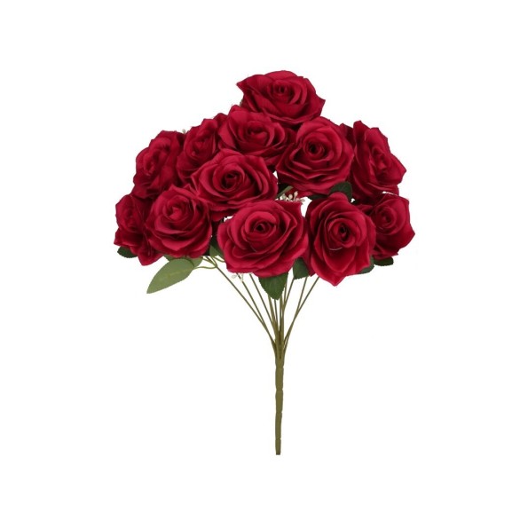 RAMO ROSAS  (A) X 12 - 51 CM (ROJO)