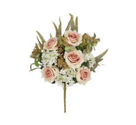 CONJUNTO ROSAS-HYD (A) X 12 -58CM (OCRE)