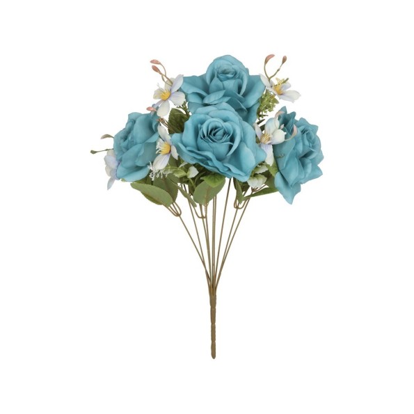 RAMO ROSAS BIG (A) X 9-47 CM (AZUL)