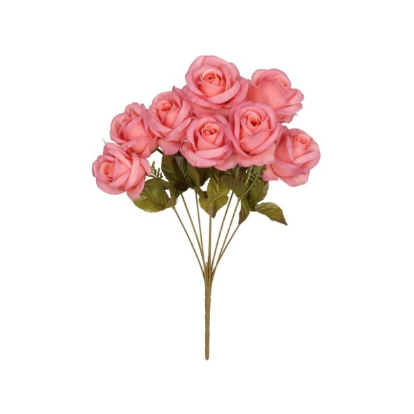 RAMO ROSAS (A) X 8 - 47 CM (FUCSIA)