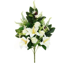 CONJUNTO CAPULLOS-LILIUM X 12 -56CM (BL)