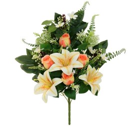 CONJUNTO CAPULLOS-LILIUM X 12 -56CM (TE)