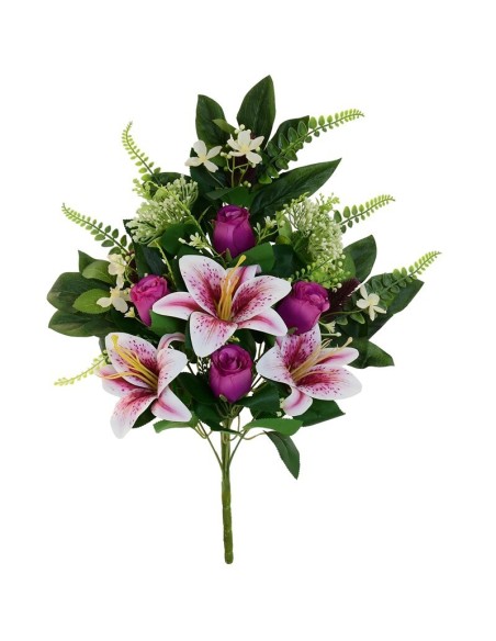 CONJUNTO CAPULLOS-LILIUM X 12 -56CM (VIO)
