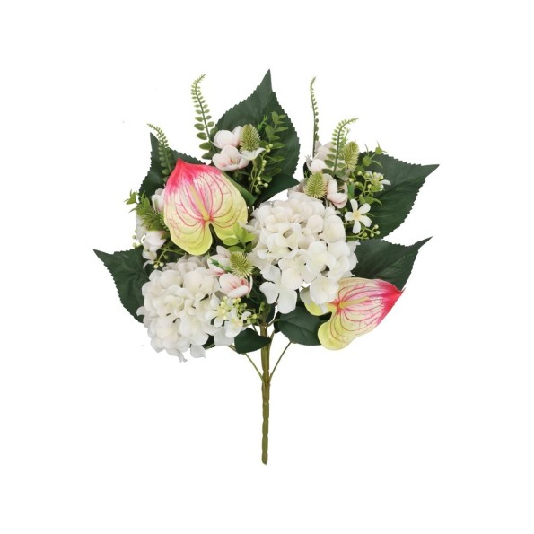 CONJUNTO HORTENSIA-ANTURIO X 9-53CM (CR)