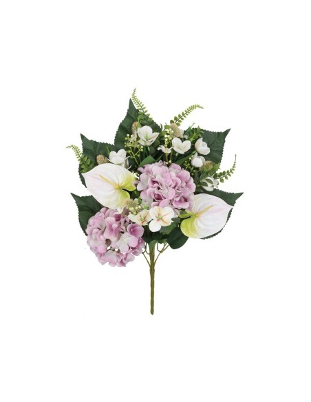 CONJUNTO HORTENSIA-ANTURIO X 9-53CM(VIO)