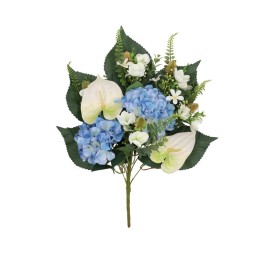 CONJUNTO HORTENSIA-ANTURIO X 9-53CM (AZ)