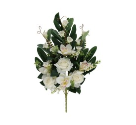 CONJUNTO ROSAS-ORQUIDEA X 10 - 60CM (BL)