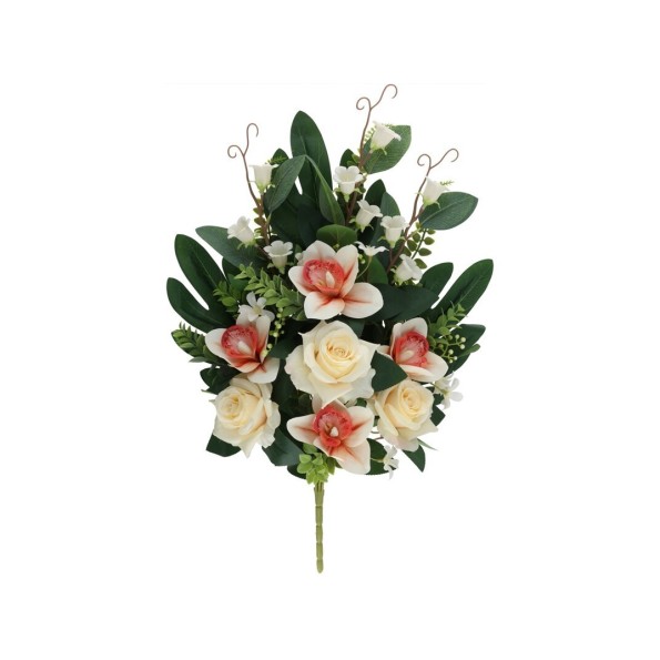 CONJUNTO ROSAS-ORQUIDEA X 10 - 60CM (TE)