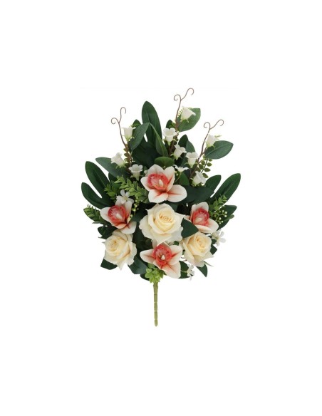 CONJUNTO ROSAS-ORQUIDEA X 10 - 60CM (TE)