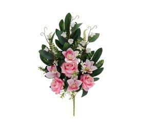 CONJUNTO ROSAS-ORQUIDEA X 10 - 60CM (RS)
