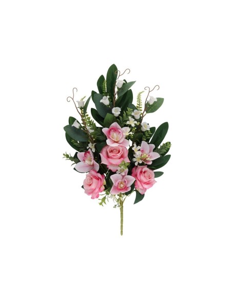 CONJUNTO ROSAS-ORQUIDEA X 10 - 60CM (RS)