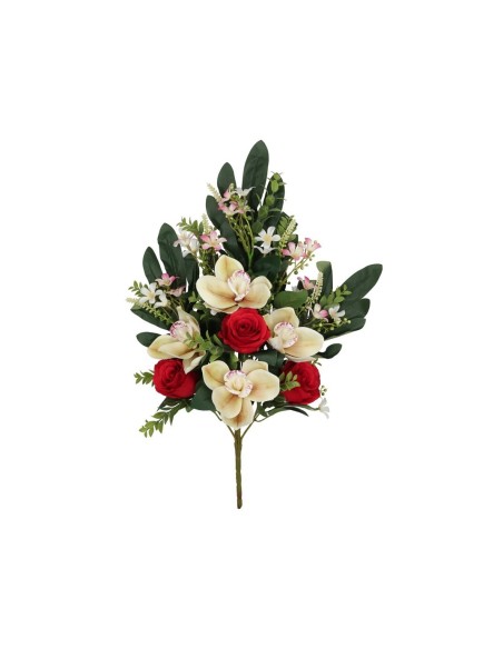 CONJUNTO CAPULLOS-ORQ X 12-57CM (ROJO)