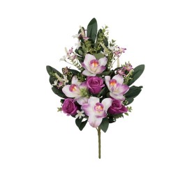 CONJUNTO CAPULLOS-ORQ X 12-57CM(VIOLETA)