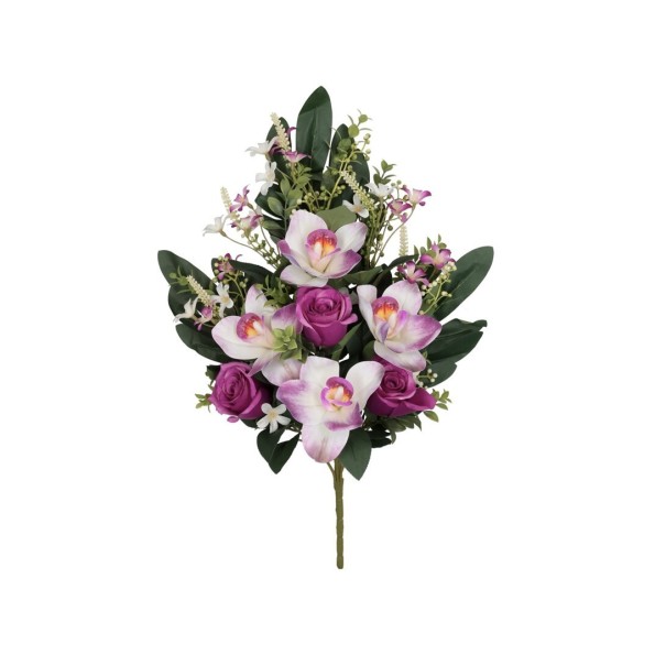 CONJUNTO CAPULLOS-ORQ X 12-57CM(VIOLETA)